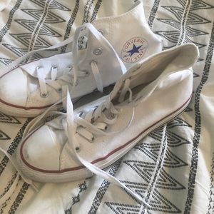 White high top converse
